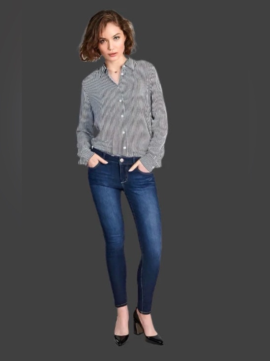 1822 Denim Pants - 1822 Denim Women's Dark Ankle Skinny Jeans In Raquel - Size 2/26
